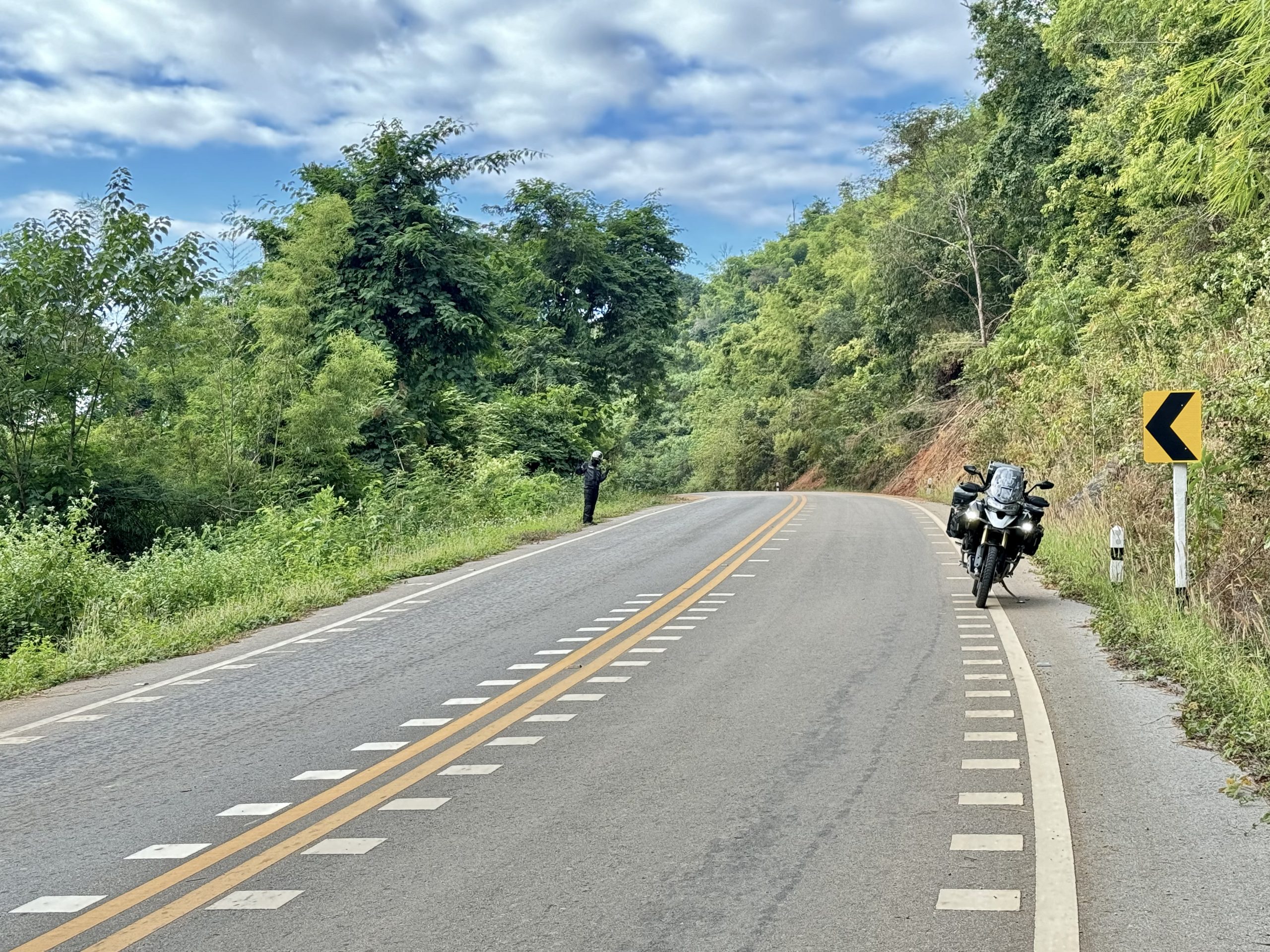 Rural road in Thailand