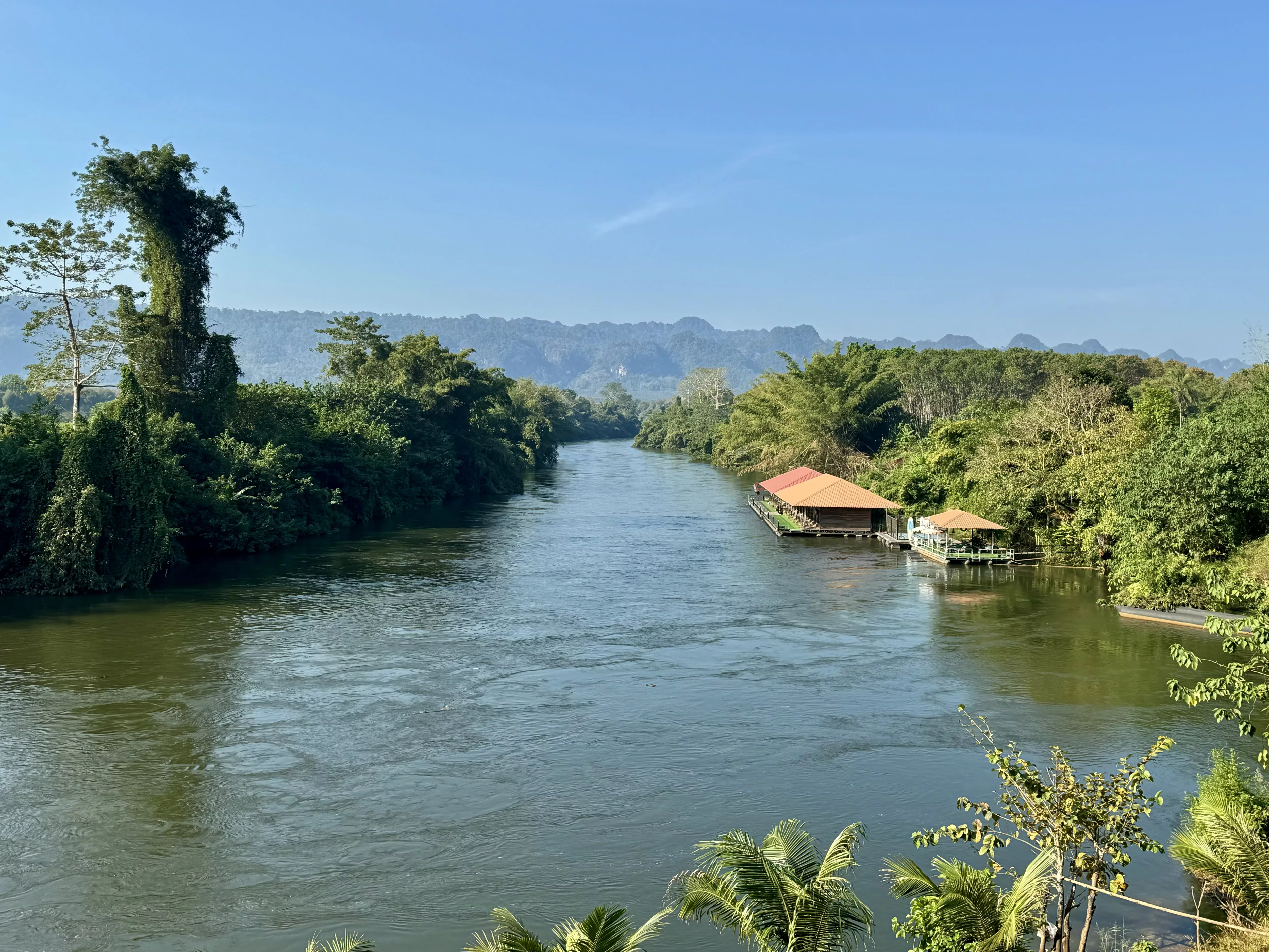 River Kwai, Kanchanaburi, Thailand along Hwy 323