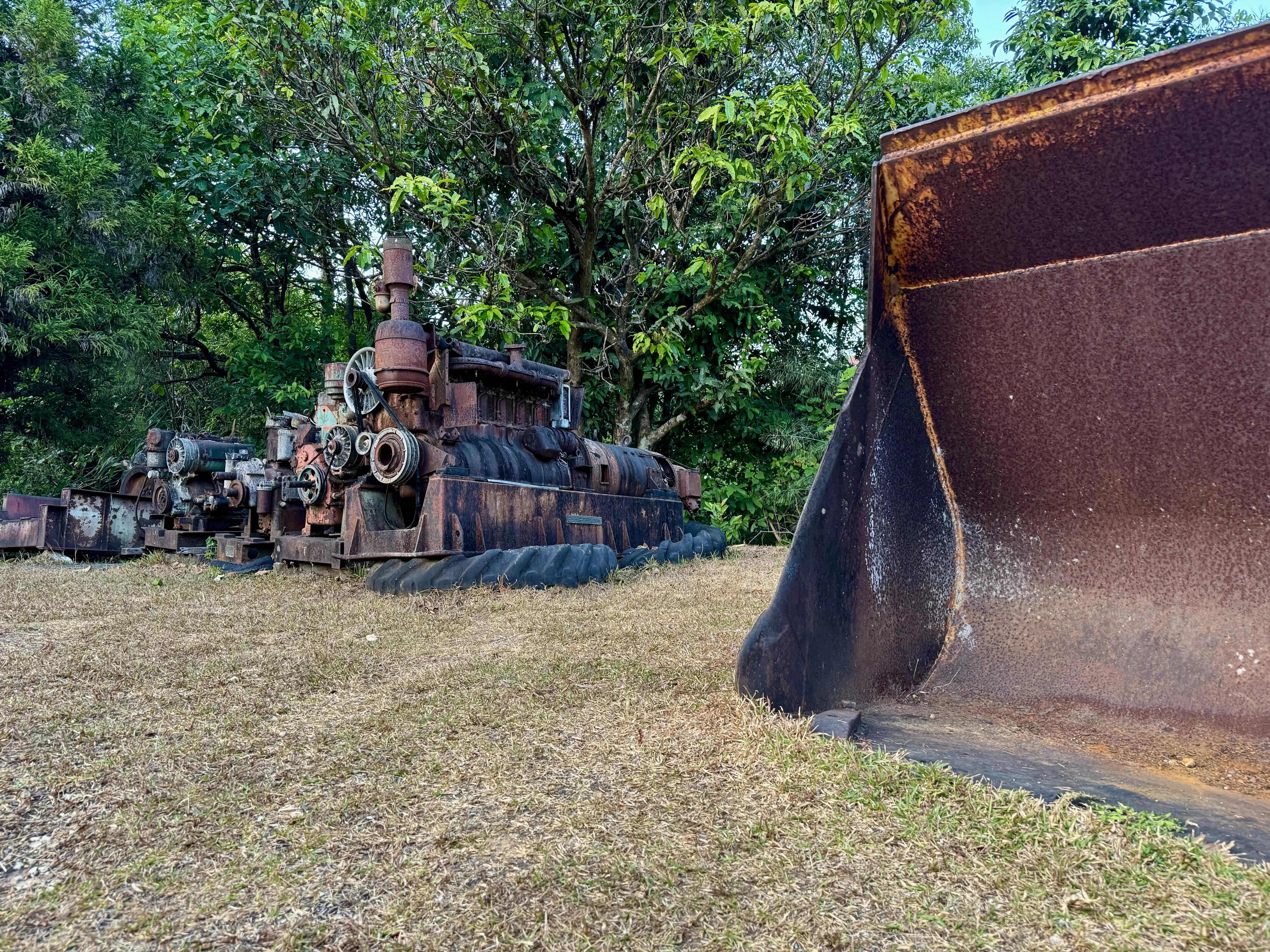 Abandoned mining tools I-Tong, Kanchanaburi, Thailand