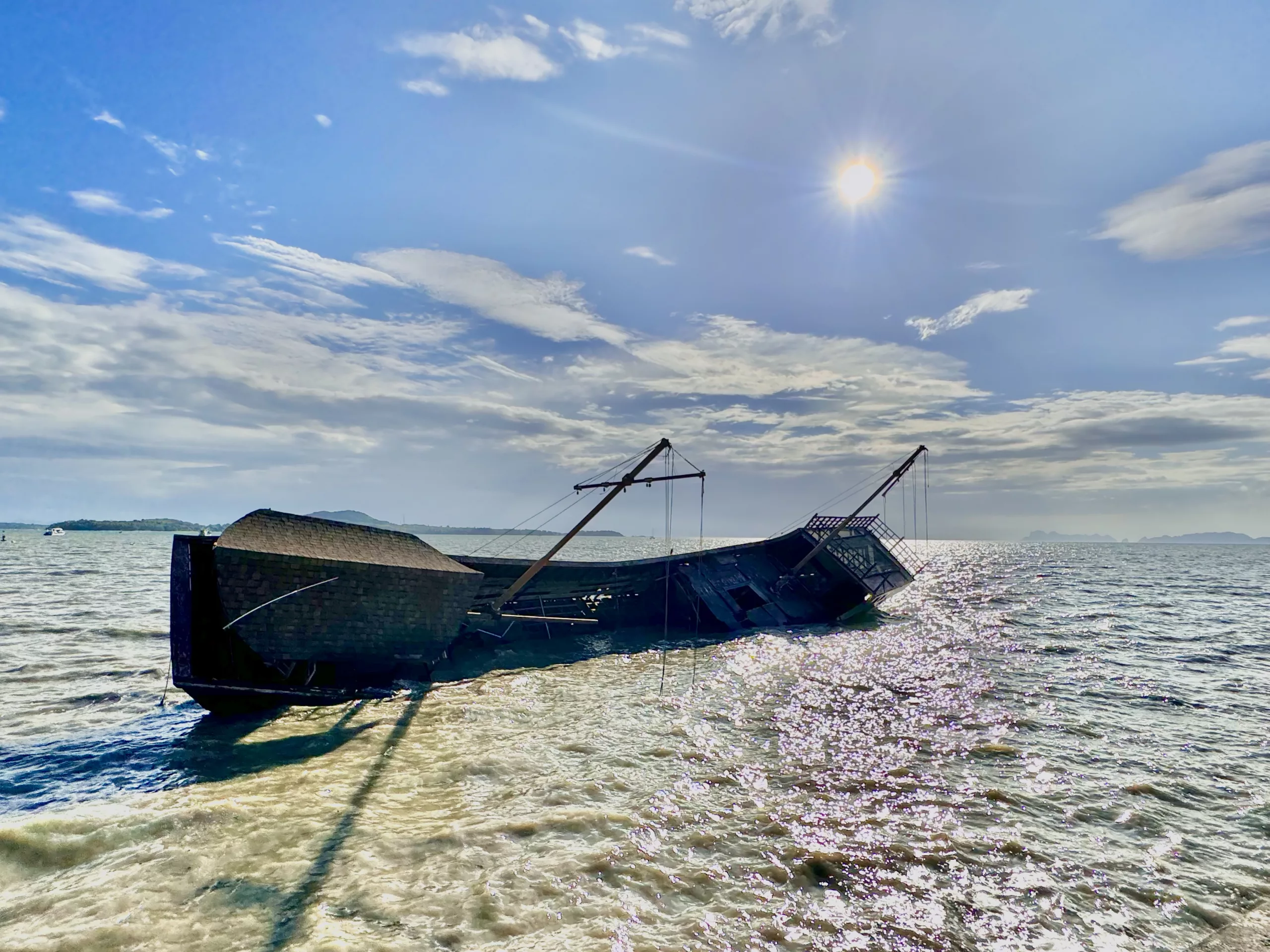 Ship wreck Kho Lanta Yai, Krabi, Thailand