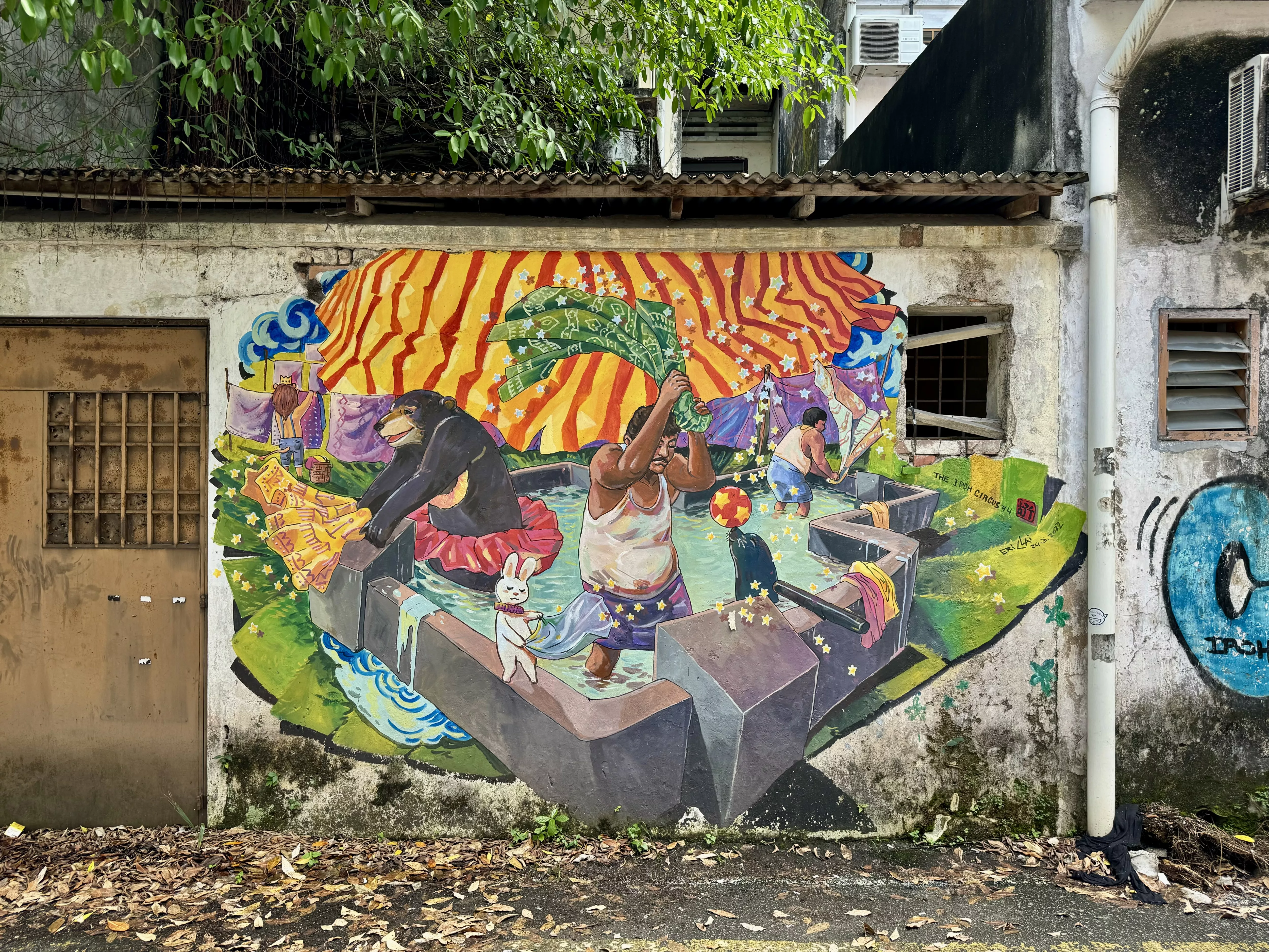 Street art in Ipoh, Perak, Malaysia