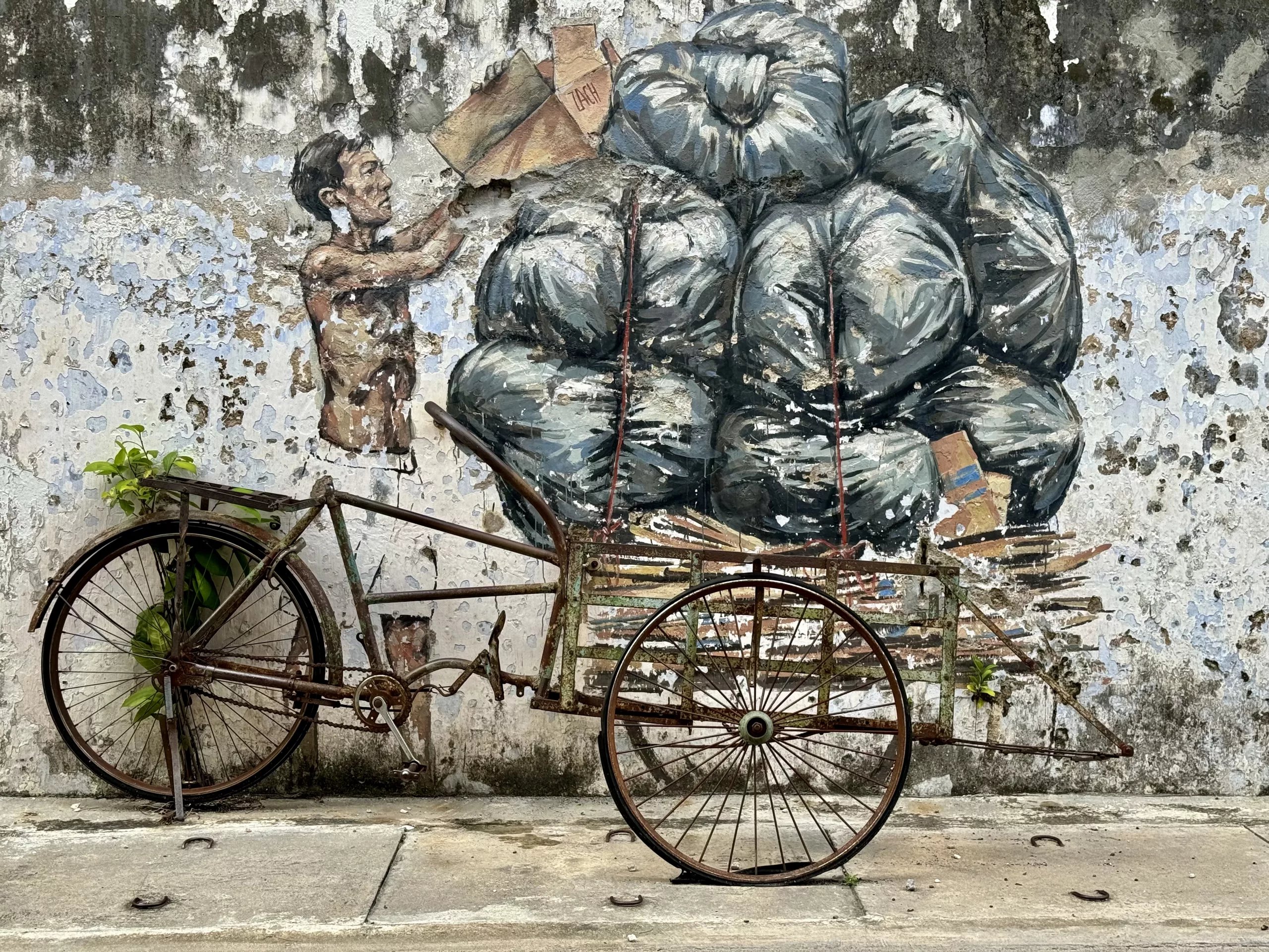 Street art in Ipoh, Perak, Malaysia