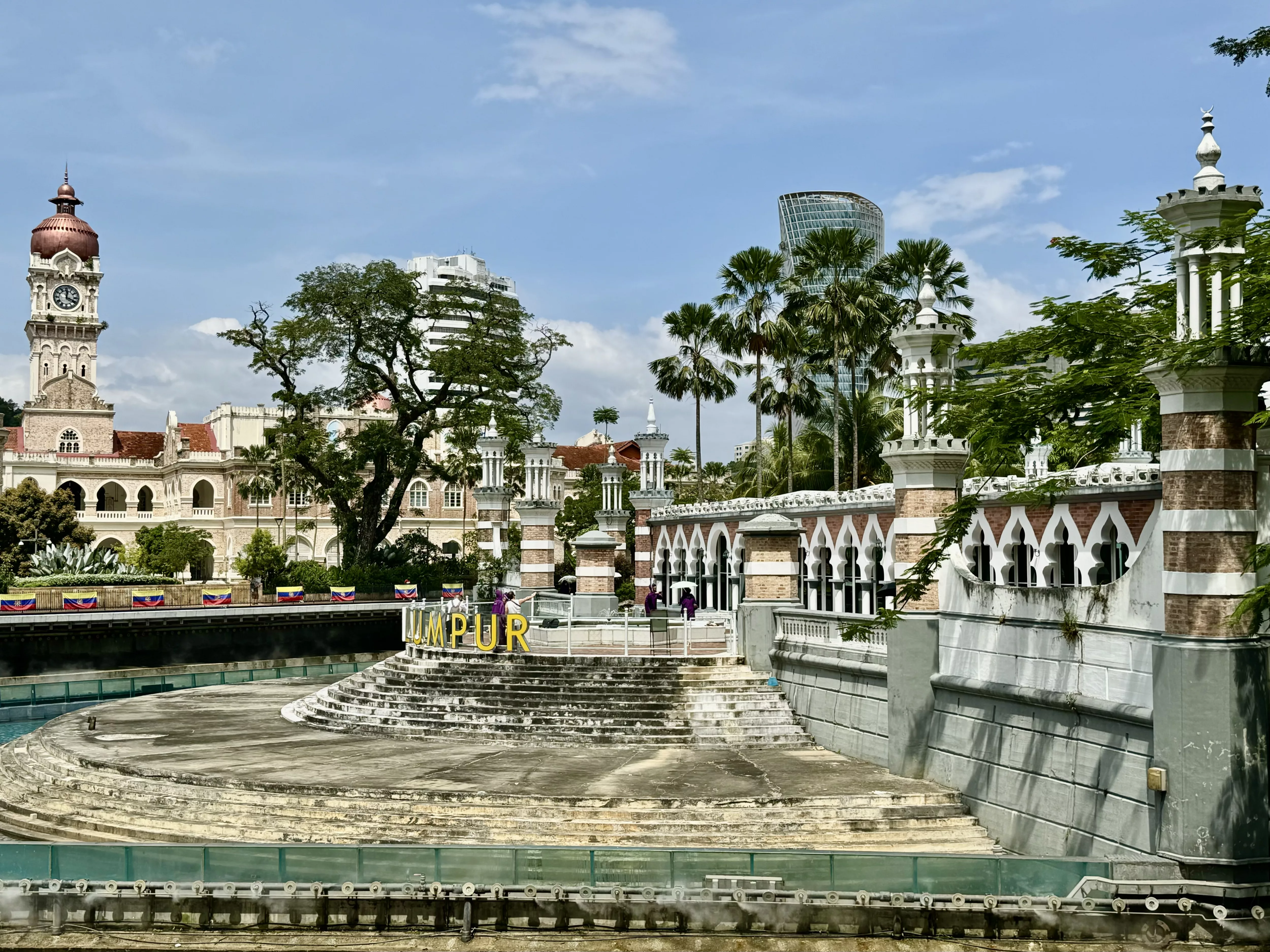 River of Life with the Masjid Jamek Sultan Abdul Samad, Kuala Lumpur, Malaysia