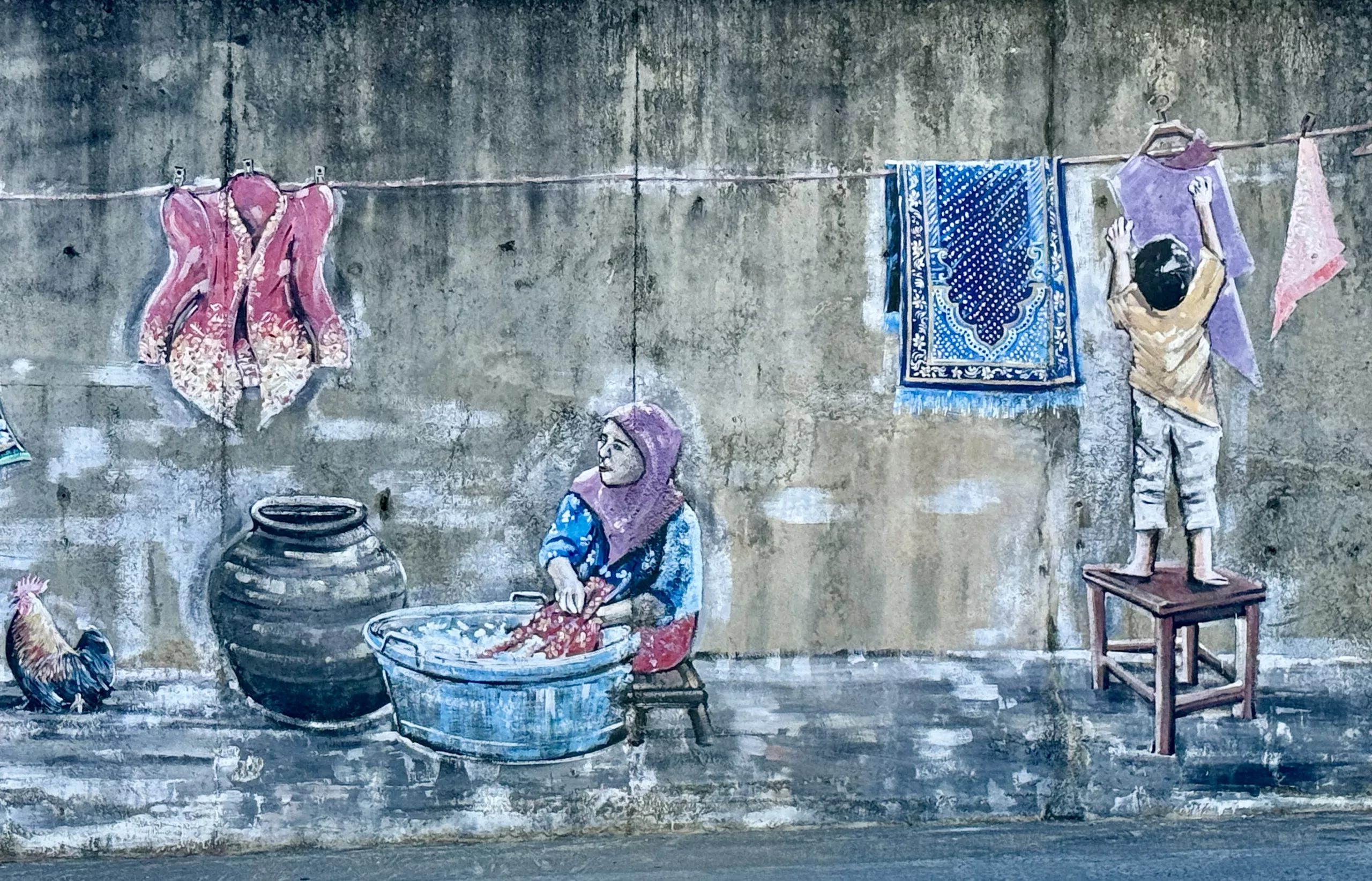Street art Yala Thailand