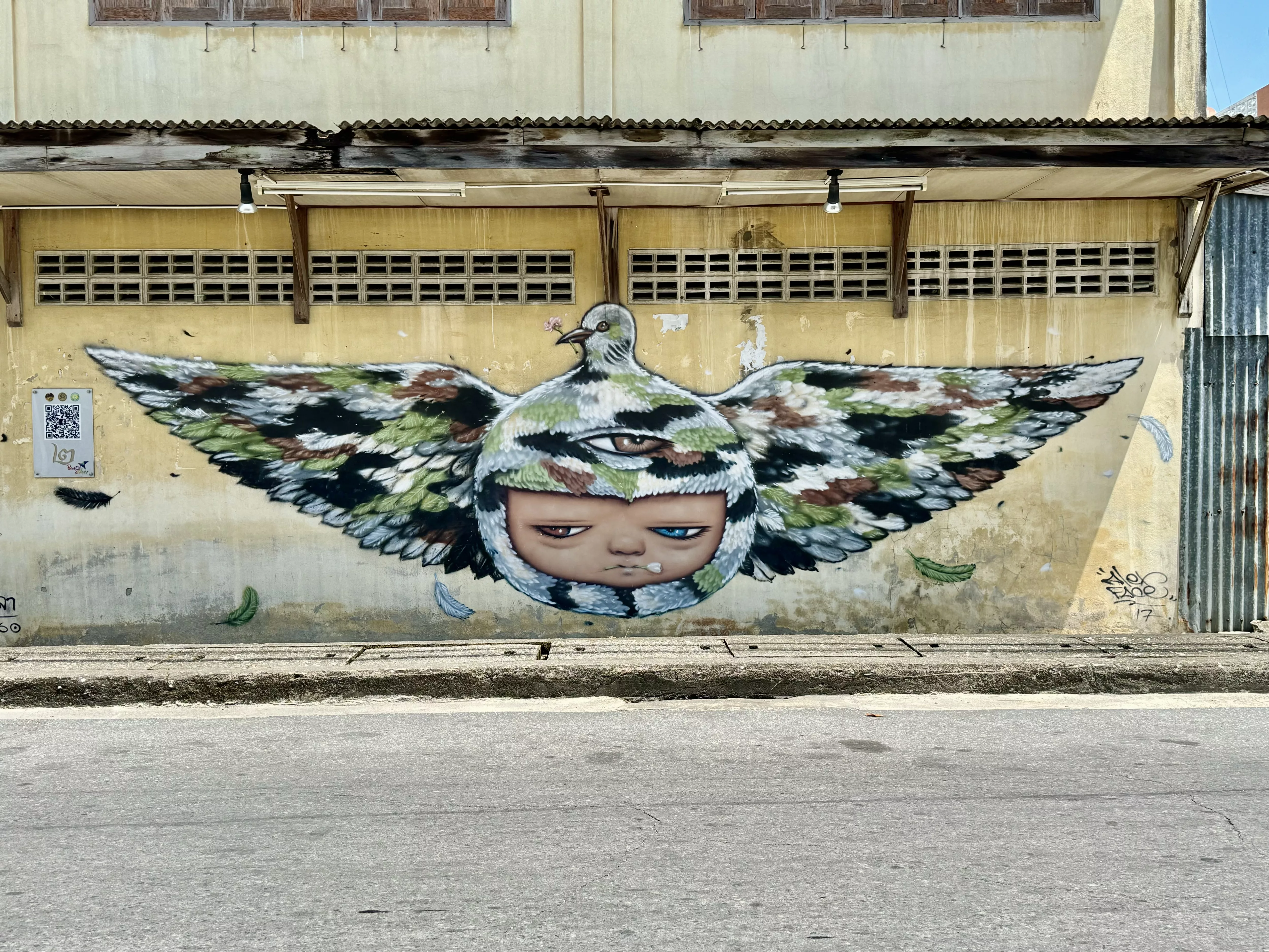 Alex Face Street art Yala Thailand