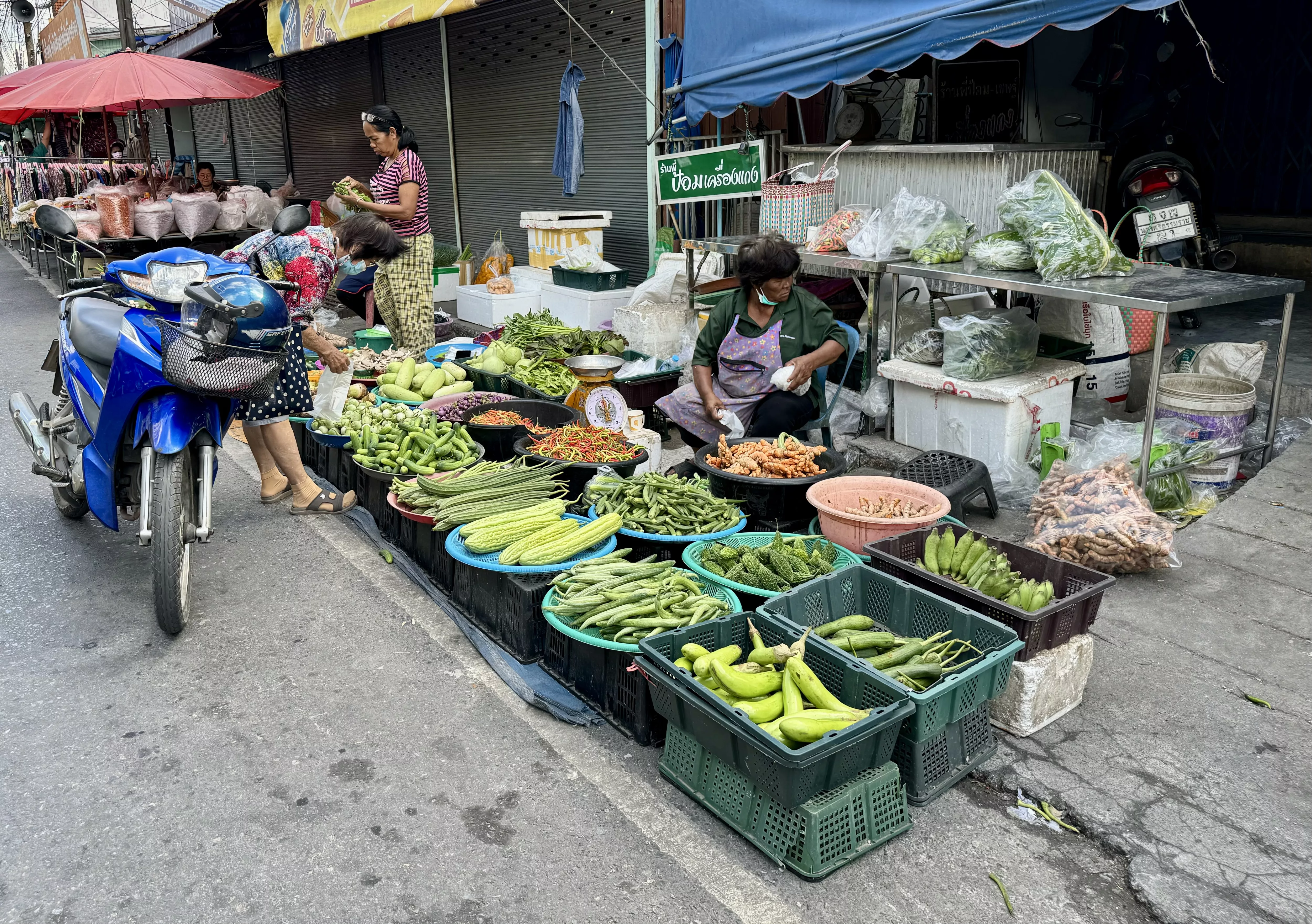 Market Thung Song, Nakhon Si Thammarat Thailand