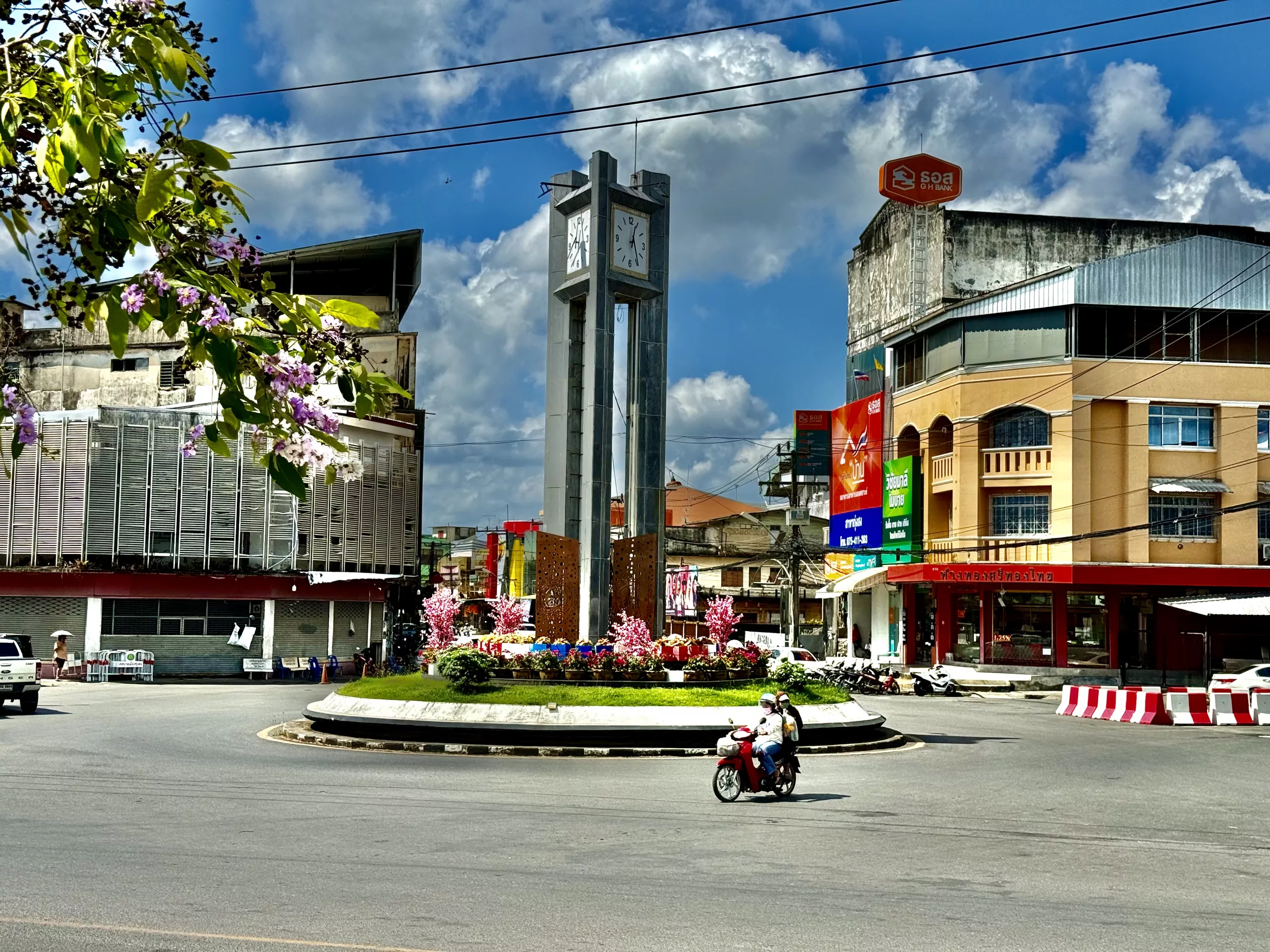 Clock tower Thung Song Nakhon Si Thammarat Thailand