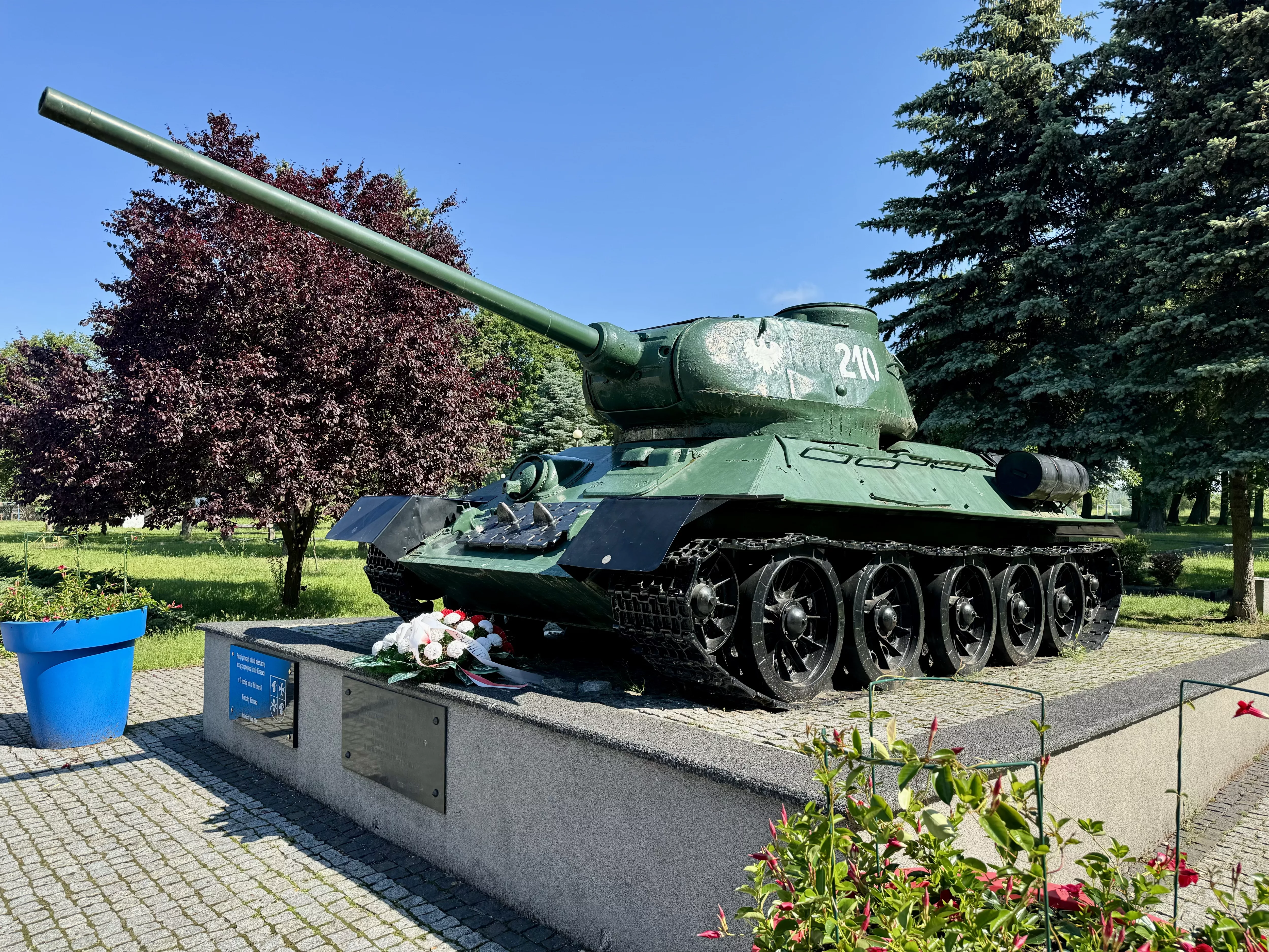 Miroslawiec,Polen T34 tank