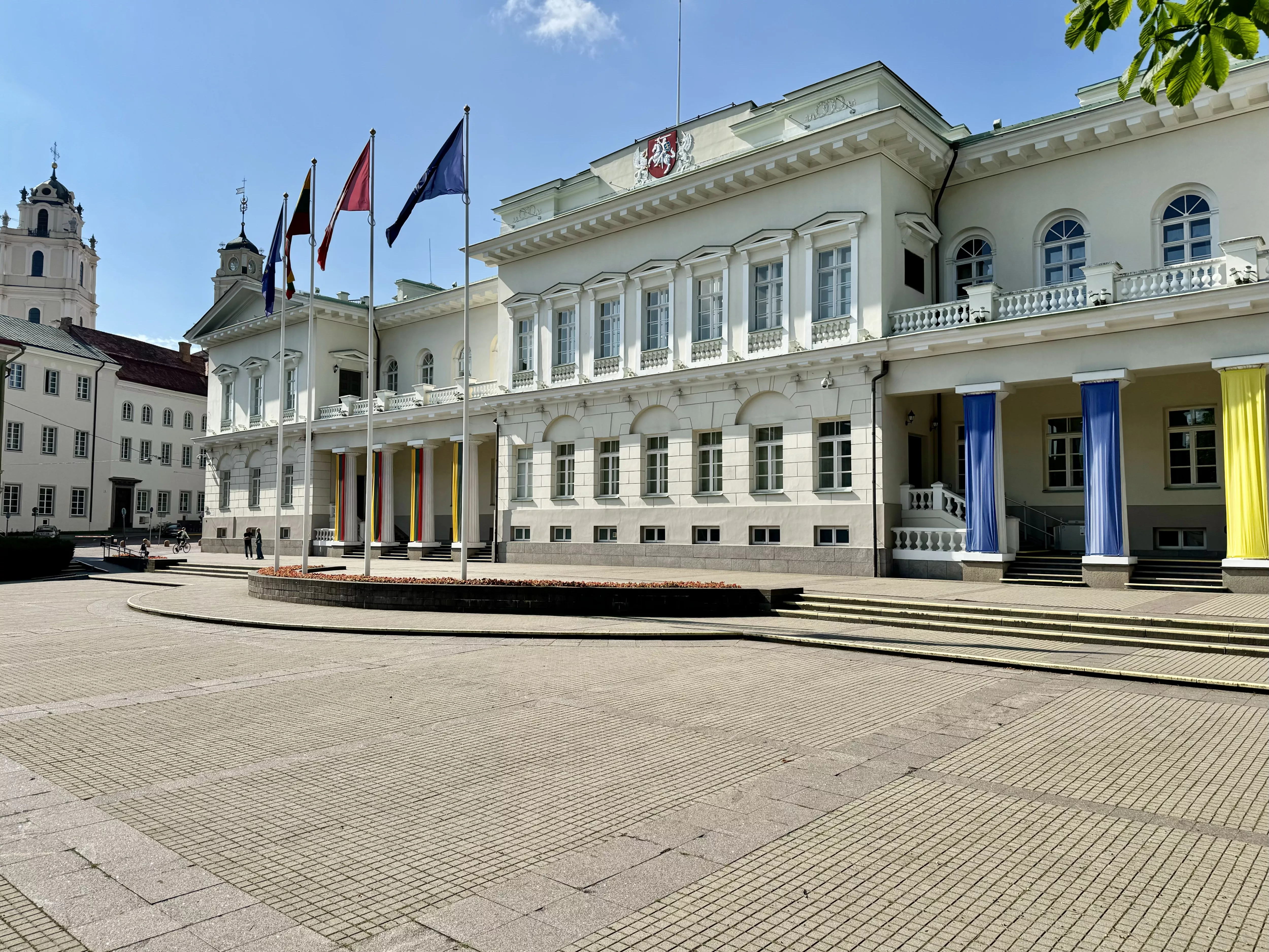 Old town Vilnius, Lithuania Presidential palace
