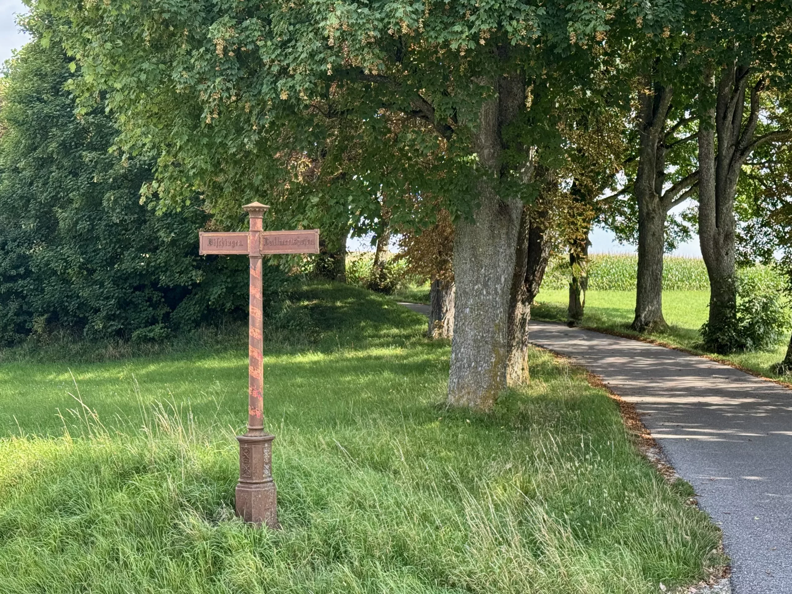 Old way point, Heidenheim, Germany