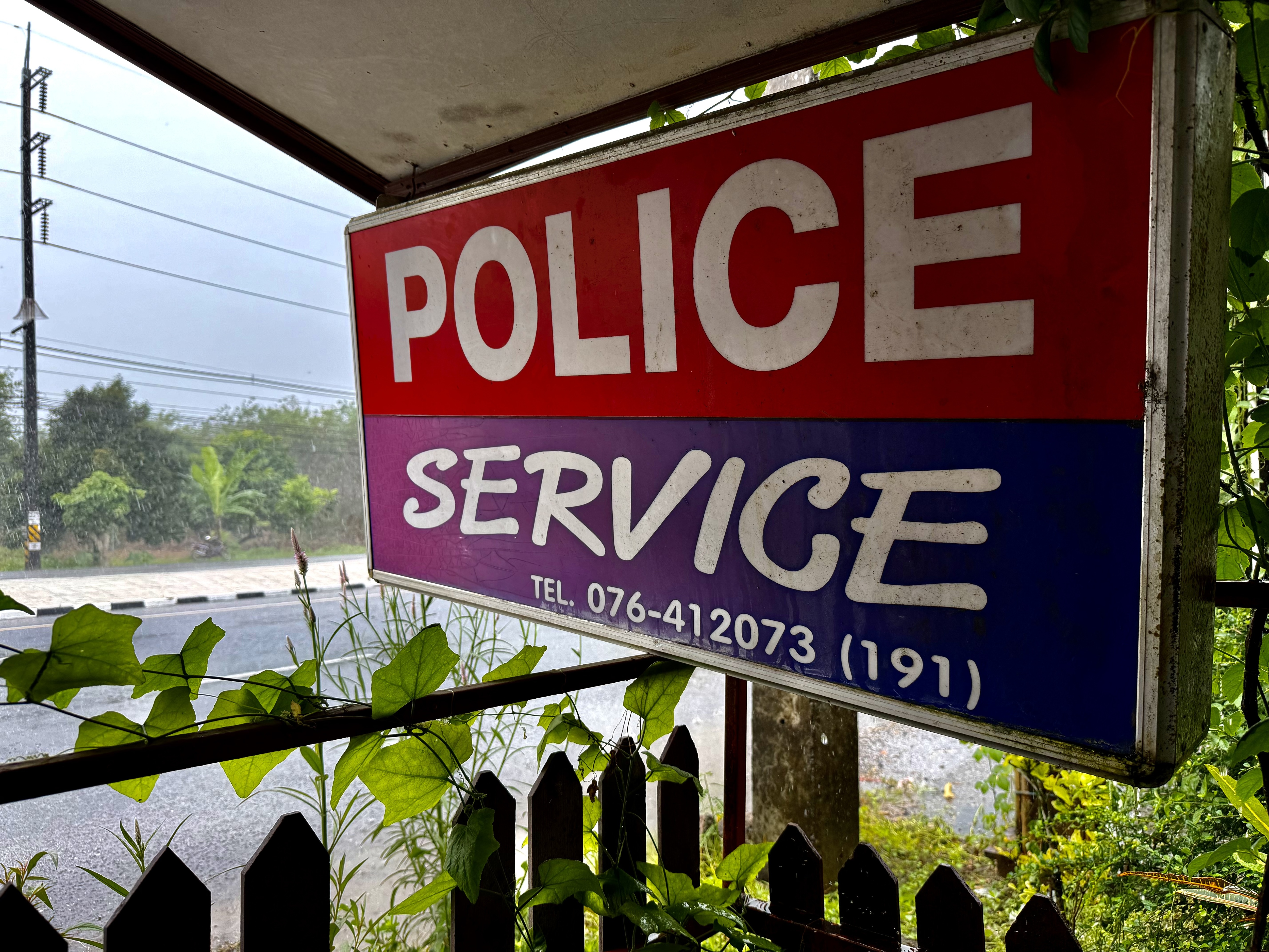 Phang Nga, Thailand Police box