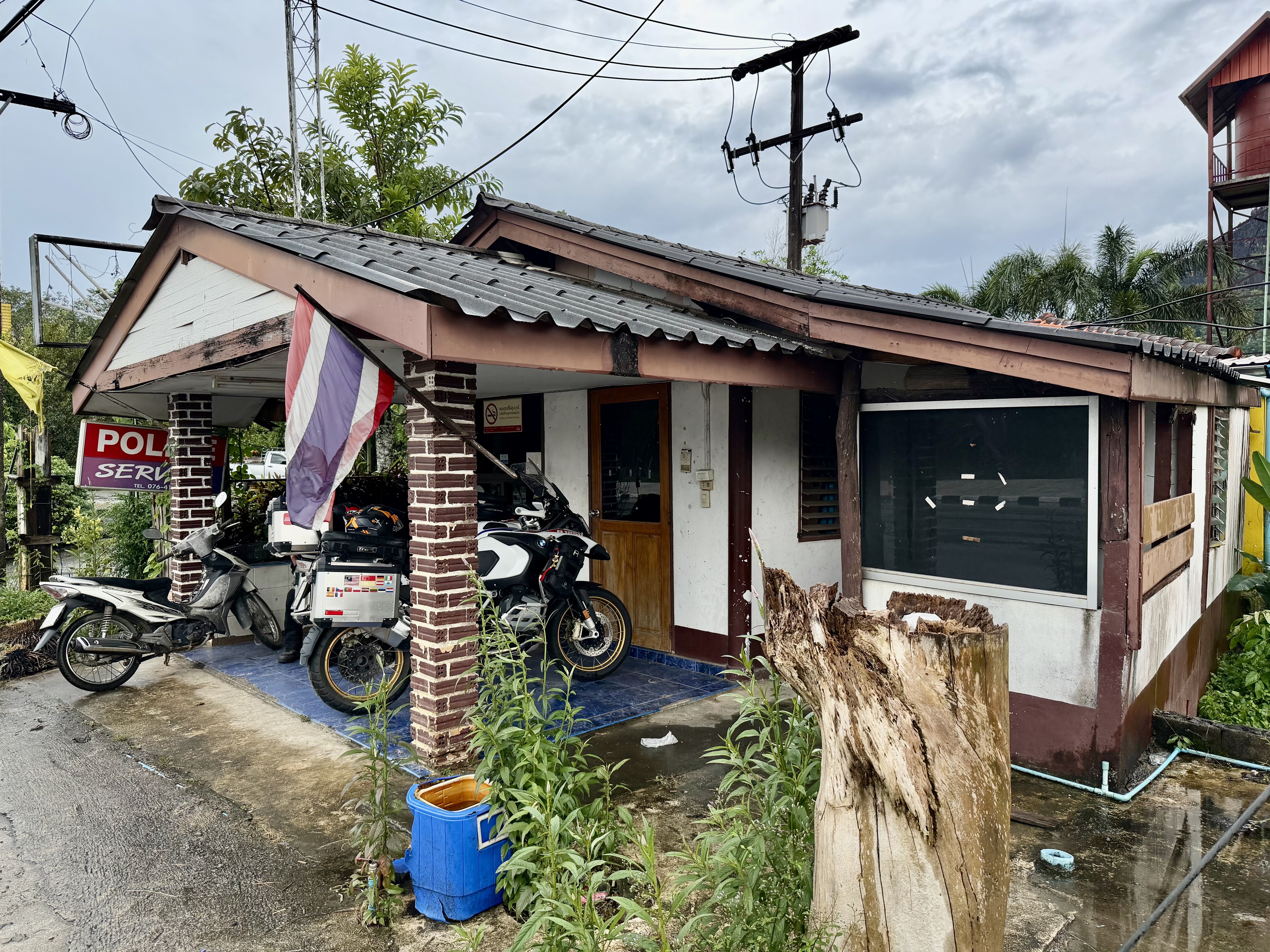 Phang Nga, Thailand Police box