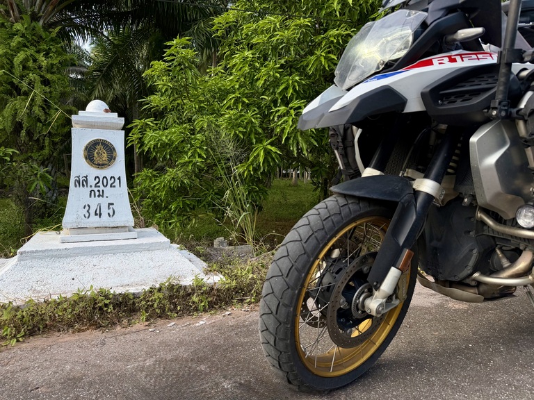 Chumphon, Thailand coastal road, scenic road BMW R1250 GSA