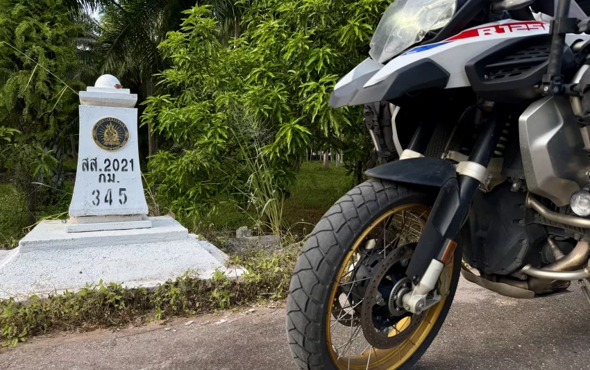 Chumphon, Thailand coastal road, scenic road BMW R1250 GSA