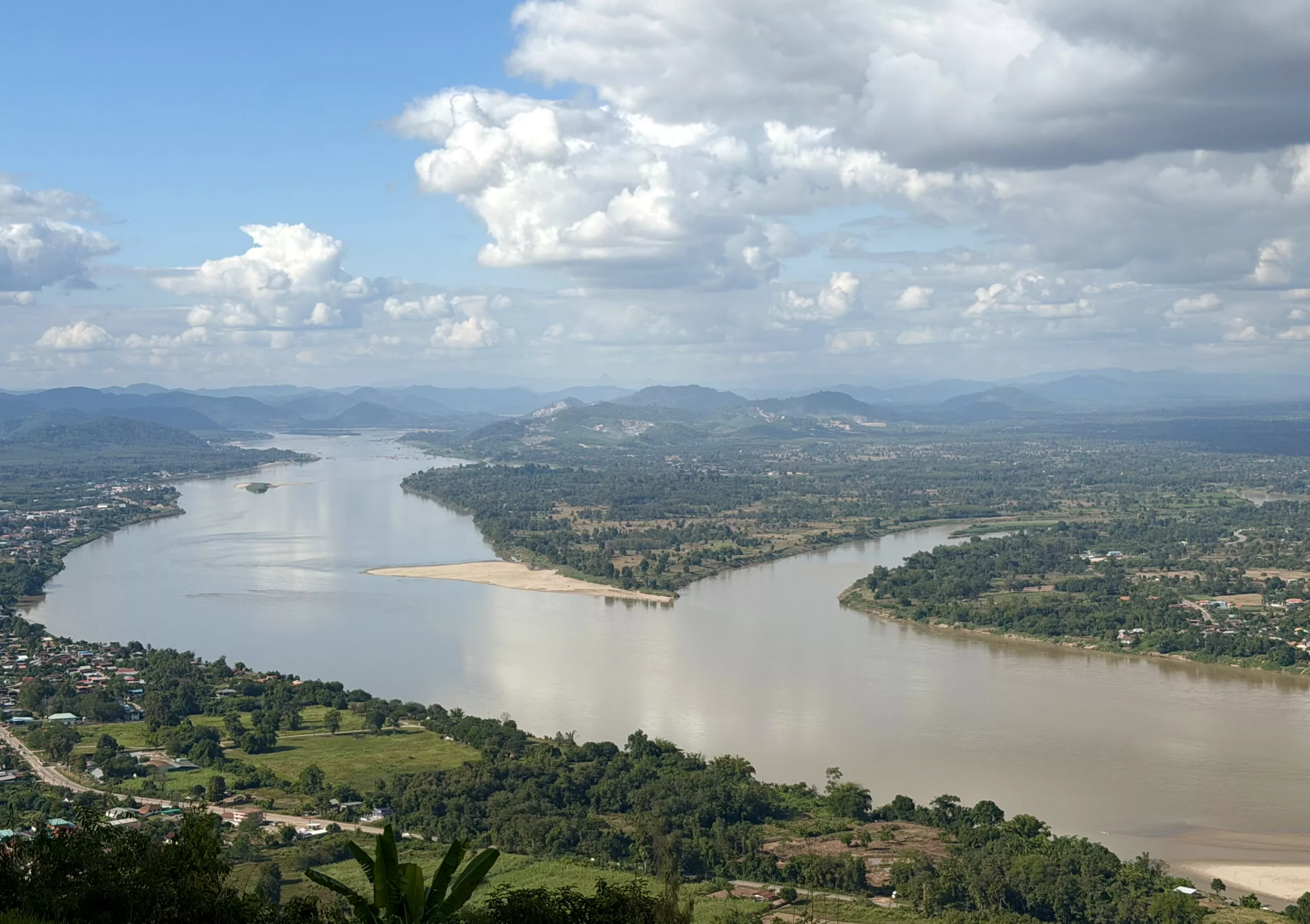 Mekong River view to Laos, Thailand