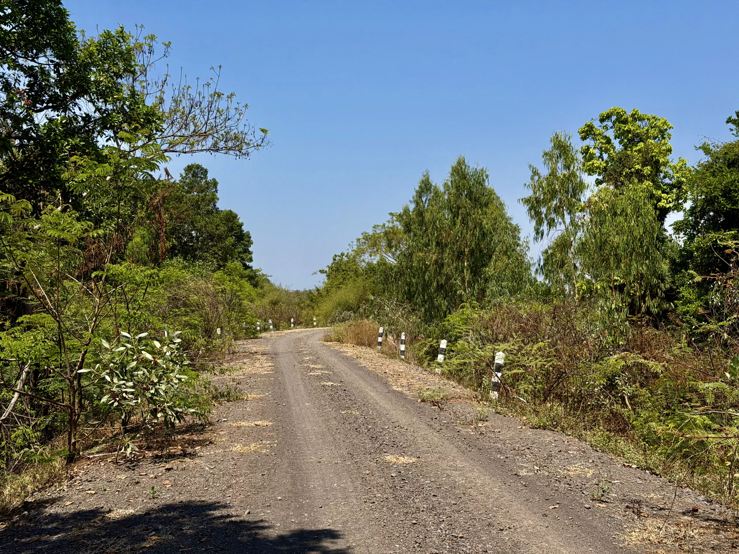 Gravel road in Thailand