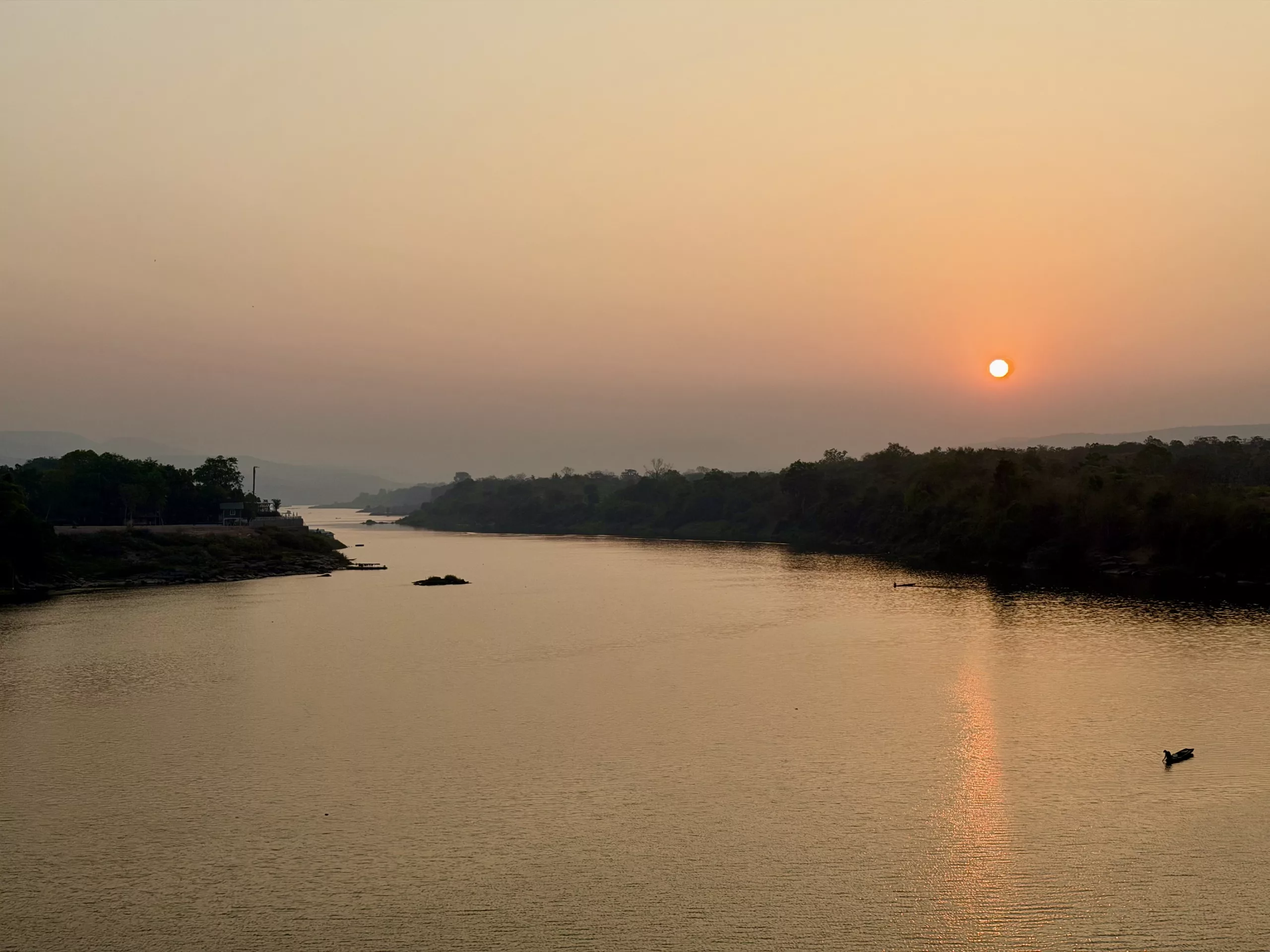 Mekong, Khong Chiam, Thailand sunrise