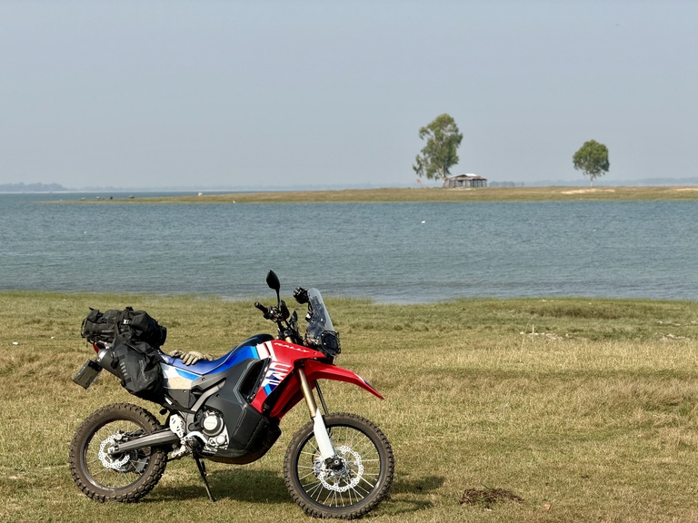 Sirindhorn Dam, Thailand, Honda CRF 300 Rally